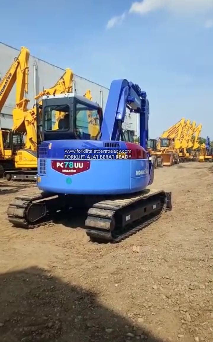 Excavator komatsu pc 78uu-6eo 2021 import garansi 200 jam